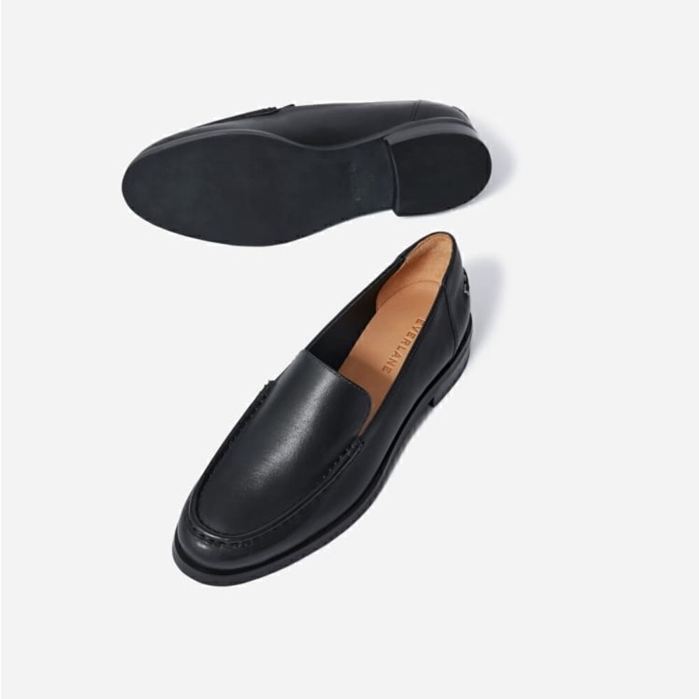 Everlane Black Leather Loafers